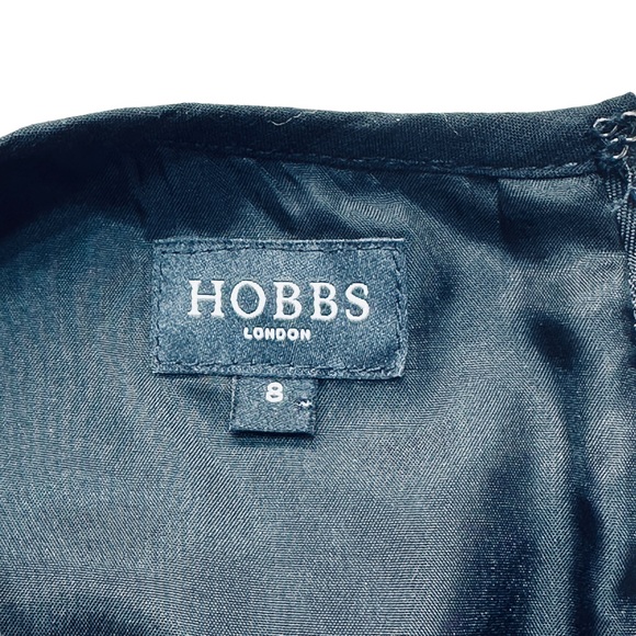 Hobbs London Colorblock Striped Sleeveless Cotton Summer Dress - Yellow / Black - Picture 6 of 8